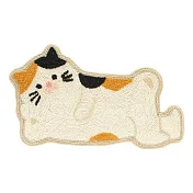 【TOMO】日本懶洋洋可愛動物室內腳踏地墊 ‧ 貓咪
