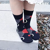 【sokker®】闇黑星宇4分之3襪