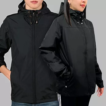 【KISSDIAMOND】頂級機能防風防潑水衝鋒外套(KD-FJ001)L黑色