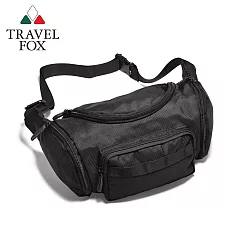 【TRAVEL FOX 旅狐】經典復刻防潑水臀/腰/斜背包 (TB807─01) 黑色