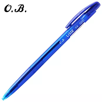 (10支1包) O.B. #1206 中油筆 0.6 藍