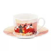 【日本YAMAKA】Moomin嚕嚕米系列彩畫馬克杯盤組 ‧ 夕日
