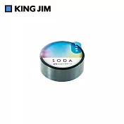 【KING JIM】HITOTOKI SODA 透明PET卷狀膠帶 15MM 極光 (CMT15-006)