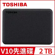 【TOSHIBA 東芝】 V10 Canvio Advance 先進碟 2TB 2.5吋外接式硬碟 (黑)