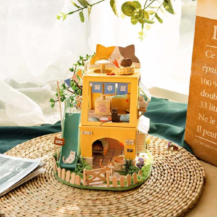 博客來 Robotime Diy藝術小屋 猫之屋dg149 博客來 Robotime Diy藝術小屋 猫之屋dg149