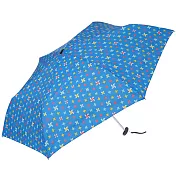 【日本Water Front】抗UV晴雨兩用超薄型輕量迷你折傘 ‧ 風車(藍)