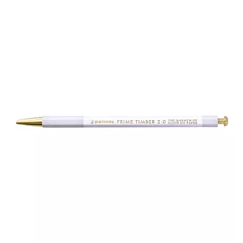 【HIGHTIDE】Penco 經典黃銅自動鉛筆2mm ‧白色