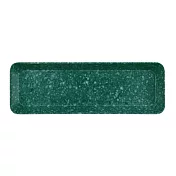 【HIGHTIDE】大理石紋置物收納盤長型 ‧深綠色