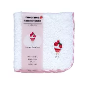 【日本KOJI】草莓甜點系列柔軟純棉方巾 · 草莓冰淇淋