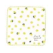 【日本KOJI】可愛圖案紗布純棉方巾 · 檸檬
