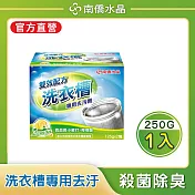 【南僑水晶】槽洗淨-洗衣槽專用去汙劑250g/盒(雙效合一、霉菌臭味OUT!)