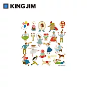 【KING JIM】pop up 立體貼紙 假期 (POP006)