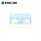 【KING JIM】可站立便利貼 動物款 L 北極熊 (3580-007)