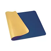 【ABEL】雙色PU皮質桌墊- 藏藍+橘黃