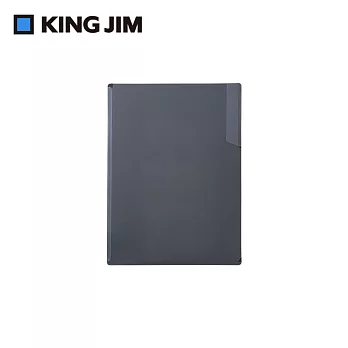 【KING JIM】EMILy 硬殼單頁資料夾 A4 煤炭黑 (EY749-BK)