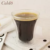 【Caldo卡朵生活】咖啡品味雙層耐熱玻璃杯 200ml
