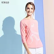 【ST.MALO】當代台灣原創銀纖維機能女上衣-1929WT- 2XL 粉彩橘