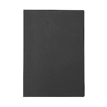 [MUJI無印良品]上質紙易開筆記本(橫線)/80張.B6.黑
