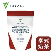 [台灣 Tryall] 濃縮乳清蛋白粉- 泰式奶茶 (500g/袋)