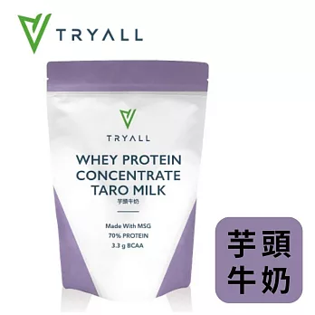 [台灣 Tryall] 濃縮乳清蛋白粉- 芋頭牛奶 (500g/袋)