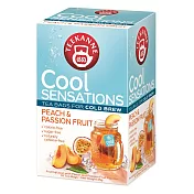 德國《TEEKANNE》蜜桃百香果茶  Cool Sensations  Peach-Passion Fruit (2.5g*18入/盒)