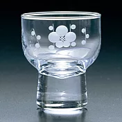 【TOYO SASAKI】日本樽式高腳切子玻璃杯70ml · 梅花