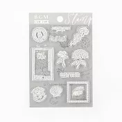 【BGM】+Clear Stamp 自由編排透明印章 ‧ 復古系列- 郵票