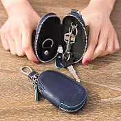 【CHENSON】真皮 汽車通用鑰匙包(W19084-9) 藍