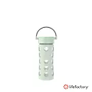 【Lifefactory】平口玻璃水瓶350ml(CLAN-350R-LGR) 淡綠色