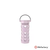 【Lifefactory】平口玻璃水瓶350ml(CLAN-350R-LPL) 淡紫色