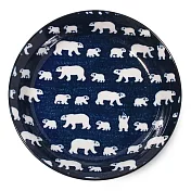 【Minoru陶器】北極熊陶瓷餐盤22cm ‧ 藍