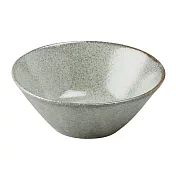 【日本Aito】美濃燒｜復古質感亮面素色陶瓷餐碗380ml ‧ 杏仁白
