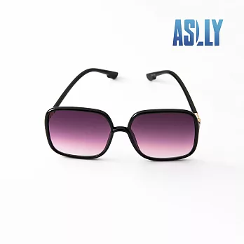 【ASLLY】復古大方框漸層造型太陽眼鏡/墨鏡