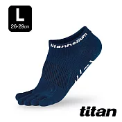 【titan】太肯 五趾功能訓練踝襪(26-29cm) L 藍
