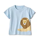 [MUJI無印良品]幼兒有機棉天竺印花T恤 100 獅子