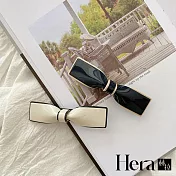 【Hera 赫拉】日本TP同款復古蝴蝶結山茶花醋酸彈簧夾髮飾-大款2入組#H100414B