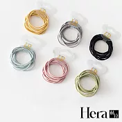 【Hera 赫拉】簡約基礎冰淇淋色髮圈-隨機色60入組#H100414I