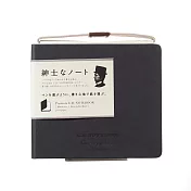【APICA】Premium C.D Notebook 硬殼紳士筆記本CD尺寸 · 空白/黑
