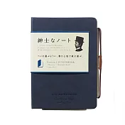 【APICA】Premium C.D Notebook 硬殼紳士筆記本A6 · 橫線/藍