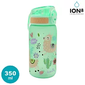 ION8 Pod 運動休閒水壺 I8350 圖案款 / 城市綠洲(100%不含BPA無毒 100%防漏 兒童水壺) Llamas綠