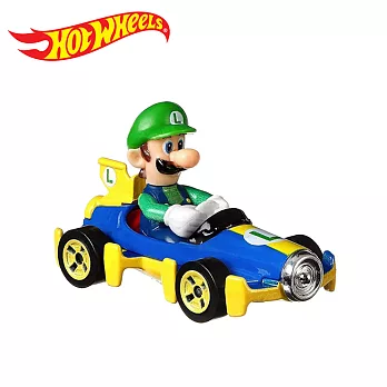 【正版授權】瑪莉歐賽車 風火輪小汽車 玩具車 超級瑪莉/瑪莉歐兄弟 Hot Wheels - 路易吉