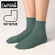 蒂巴蕾 Socks 直角襪 深墨綠