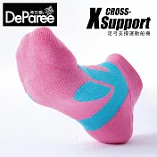 蒂巴蕾 X Support 足弓支撐運動船襪-女款 粉紅