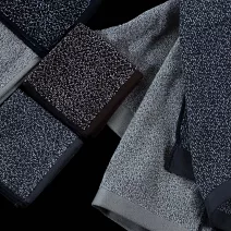 【Murakami Pile日本今治毛巾】Washi Solid美濃和紙混棉柔軟速乾輕量手巾 ‧ 經典黑