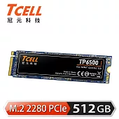 (福利品) 冠元 TP6500 512GB M.2 2280 PCIe NVMe™ Gen 3.0x2 SSD