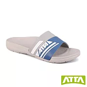ATTA流線均壓室外拖鞋 JP26 灰藍