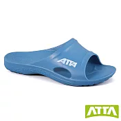 ATTA足弓簡約休閒拖鞋 US6 太平洋藍