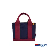 Kiiwi O! 日系經典帆布多隔層托特包 MAKO 經典紅藍