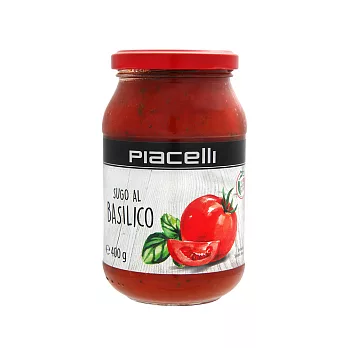 【Piacelli】義大利羅勒番茄醬 400g