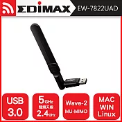 EDIMAX 訊舟 EW-7822UAD AC1200 雙頻 長距離USB 3.0無線網路卡